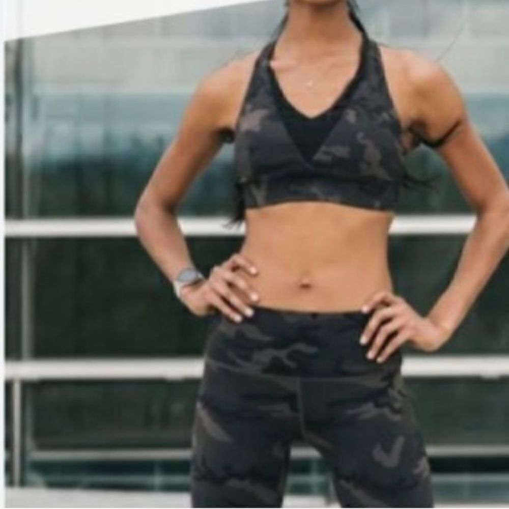 ZYIA FOREST‎ CAMO ADJUSTABLE MESH BRA SIZE m